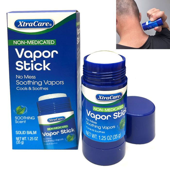 Vapor Stick No Mess Non Medicated Sinus Relief Chest Cough Nasal Congestion 35g
