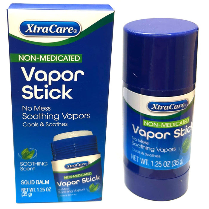 2 Pk Vapor Stick Breathe On The Go Non Medicated Sinus Relief Ache Soothing 35g