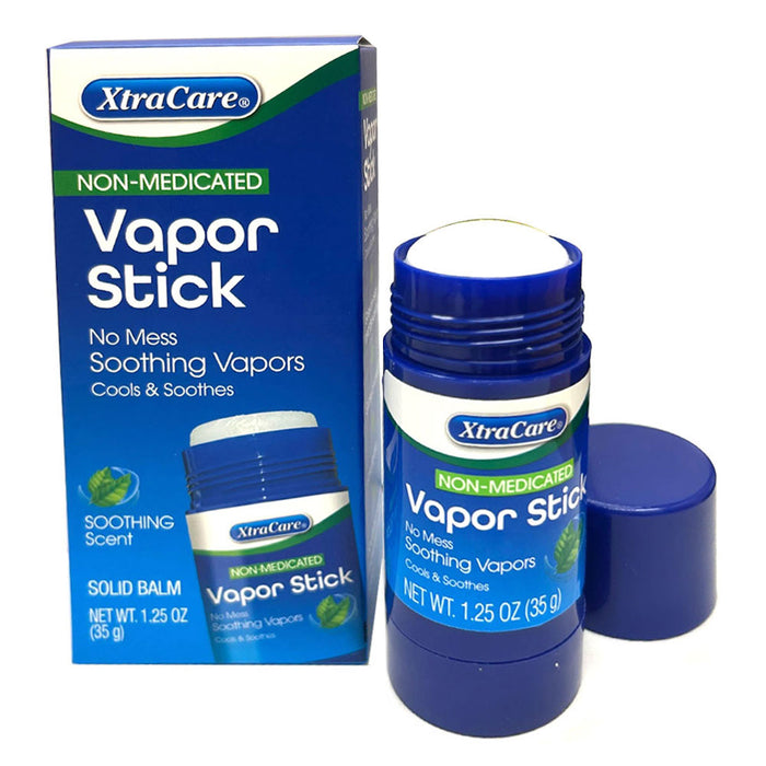 2 Pk Vapor Stick Breathe On The Go Non Medicated Sinus Relief Ache Soothing 35g