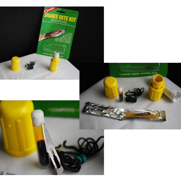 Coghlans Emergency Snake Bite Kit Camping Hiking Survival Aid Bug Out Disaster