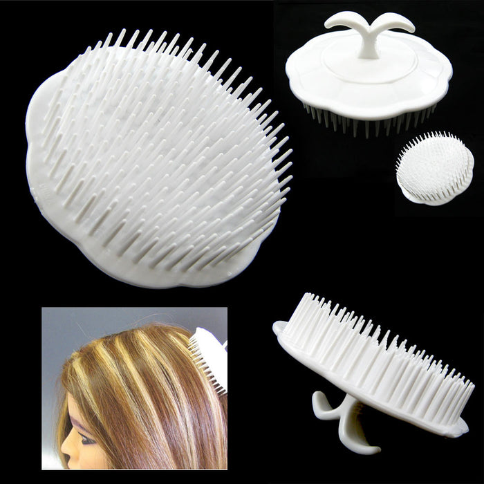 Deluxe Hair Shampoo Brush Scalp Clean Massage Head Massager Comb Care Salon New