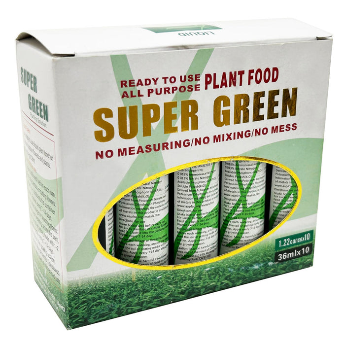 20 Pk All Purpose Plant Food Super Green Liquid Fertilizer Flowers Garden Indoor
