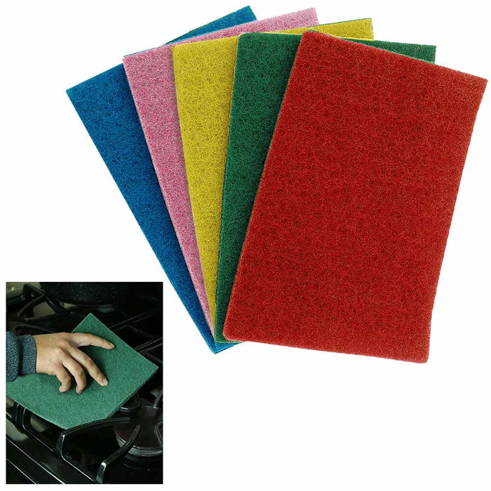 20Pc Jumbo Scouring Pads Sponge Kitchen Wash Dishes Cleaner Scour Scrub Cleaning