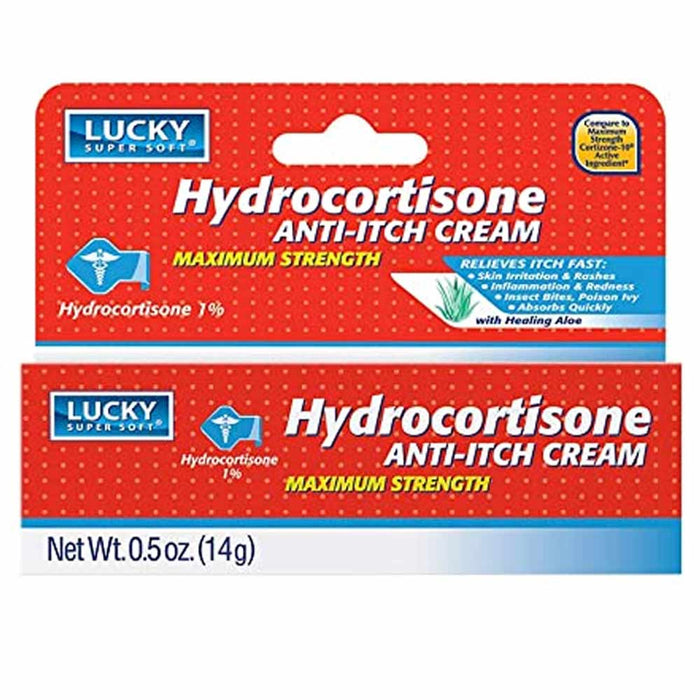2 Pc Hydrocortisone Anti Itch Cream Ointment Maximum Skin Protectant Rash Relief