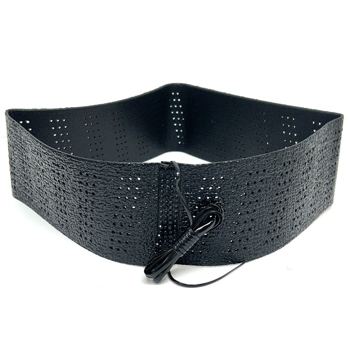 Black Lace-On Steering Wheel Cover Grip Classic Stretch Accessory Auto Vehicle