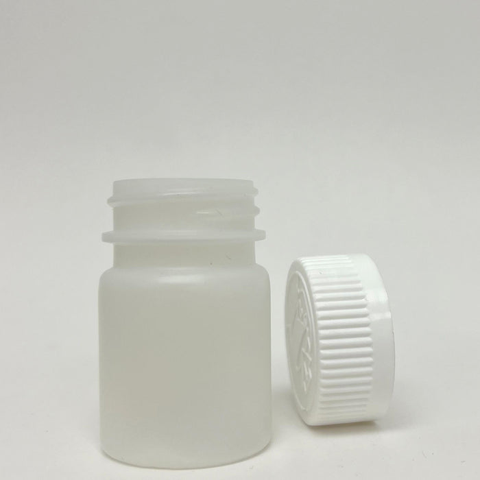 8 Plastic Pill Bottles Empty Container Medicine Vitamin Capsule Drug Case Clear
