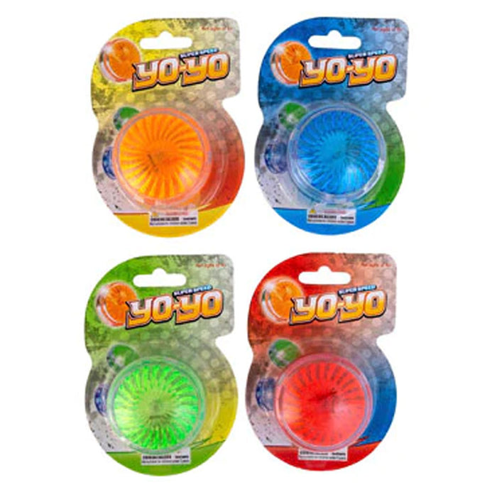 4 Pc YoYo Party Favors Light Up Yo-Yo LED Flashing Glowing Children Kid Gift Toy