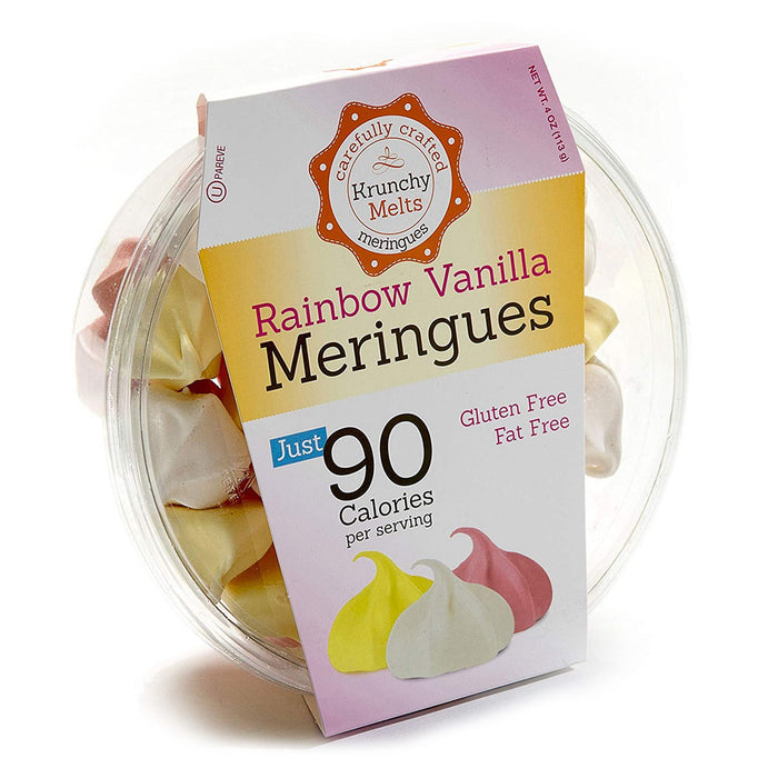 2 Boxes Rainbow Vanilla Meringues Cookies Gluten Fat Free Snacks Kosher Sweets