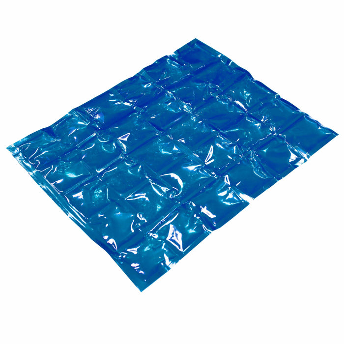 4 Flexible Reusable Ice Mats Cube Gel Packs Cooler Cooling Pad Cold Pain Therapy