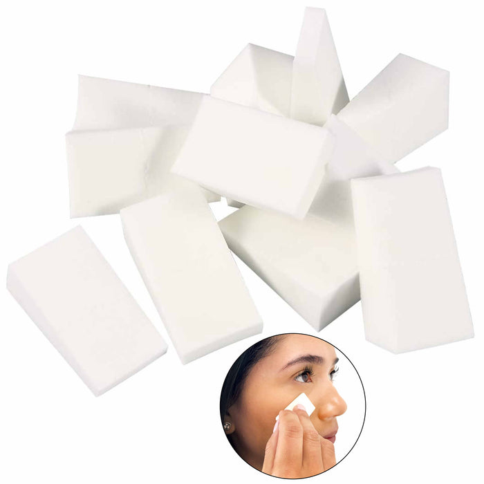 96 Cosmetic Wedge Makeup Sponge Face Pads Triangle Facial Beauty Applicator Foam