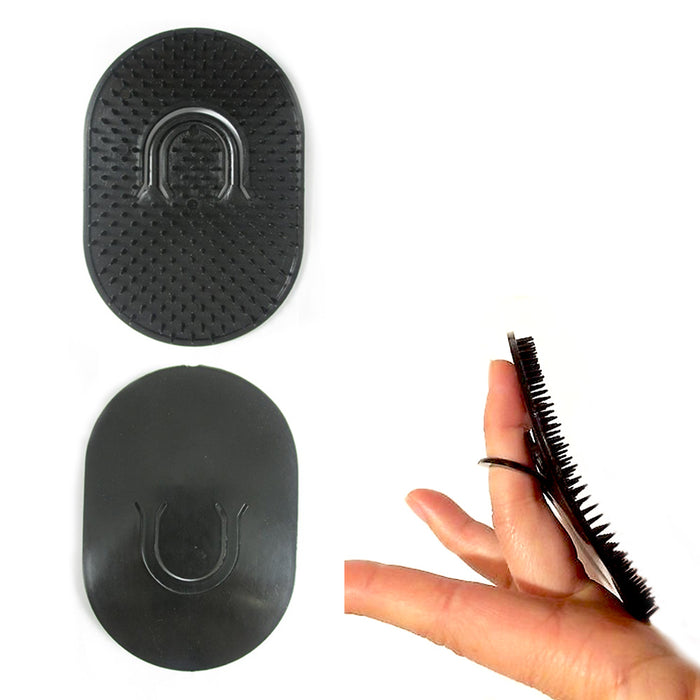 6 Pc Beard Pocket Comb Brush Hair Men Mustache Palm Travel Scalp Massager Lots