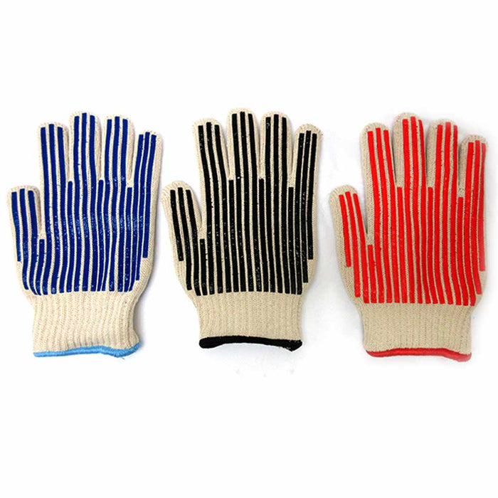 1 Pair Heat Resistant Oven Glove Hot Surface Handler Mitt Grilling Glove Kitchen