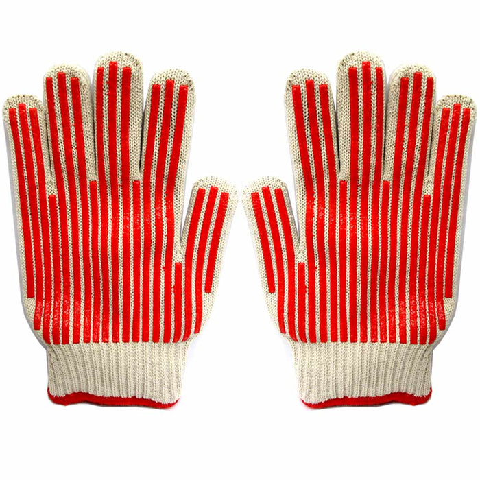 1 Pair Heat Resistant Oven Glove Hot Surface Handler Mitt Grilling Glove Kitchen
