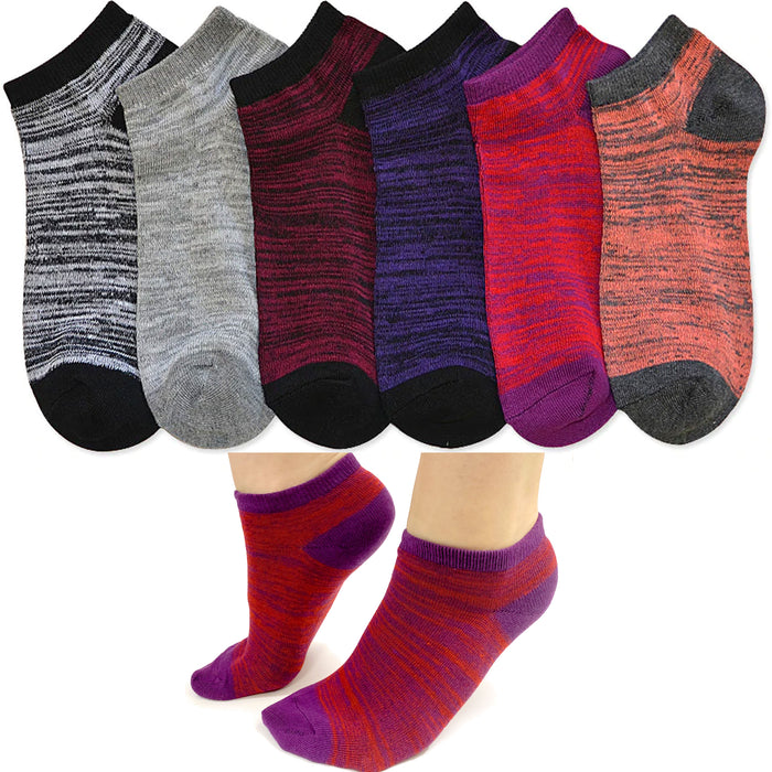 12 Pairs Womens Sports Low Cut  Ankle Socks Classic Casual Athletic Running 9-11