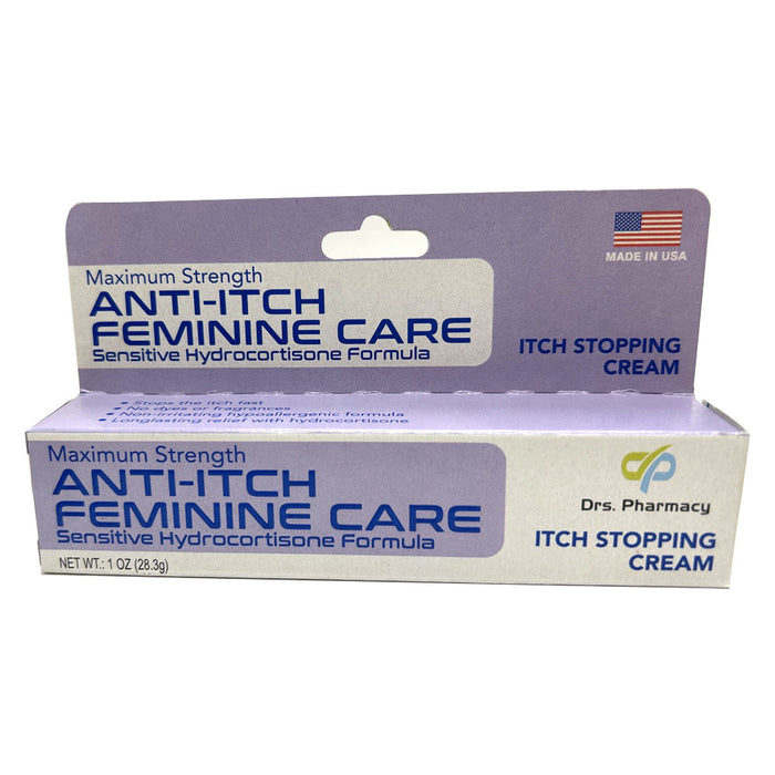 1pk Maximum Strength Feminine Anti Itch Cream Hydrocortisone Sensitive Women 1oz