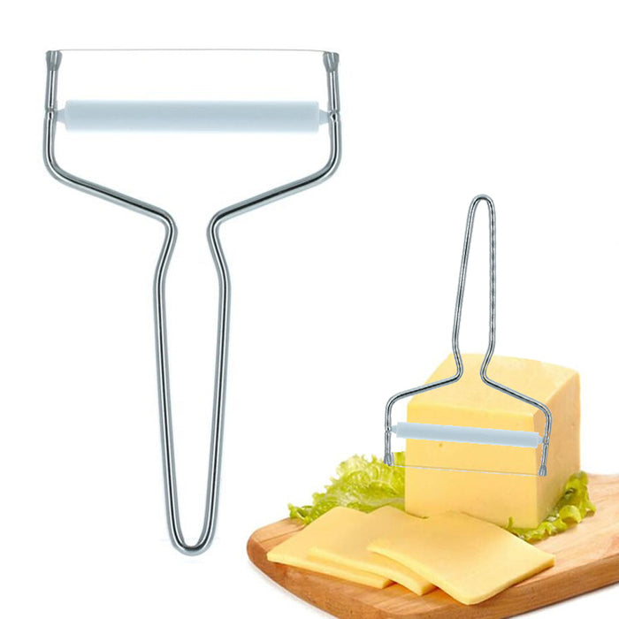 1 Cheese Slicer Stainless Steel Cutter Wire Shredder Butter Cutter Hand Held