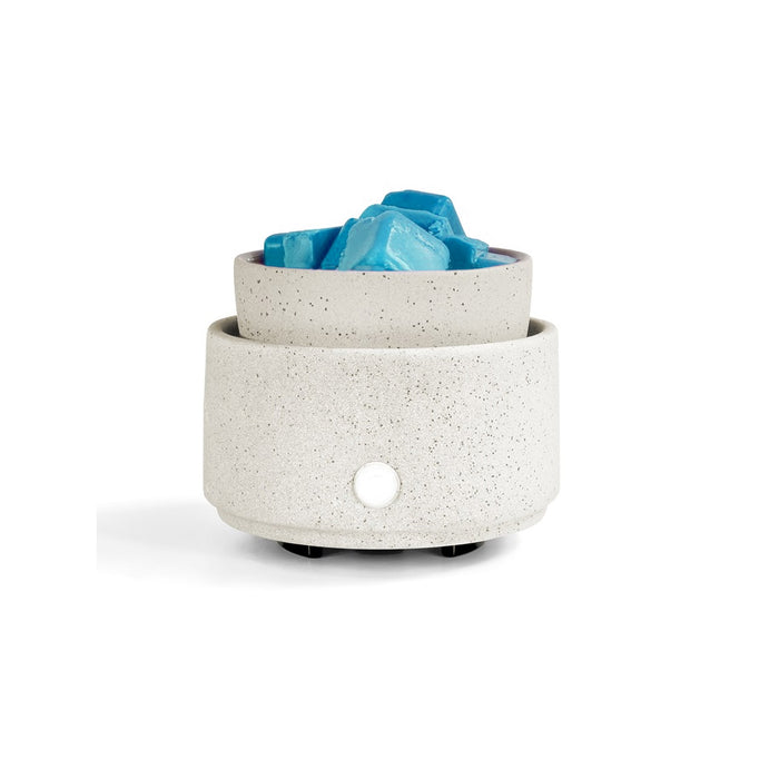 2in1 Candle Fragrance Warmer Wax Melts Scent Safe Flame Free Long Lasting Aroma