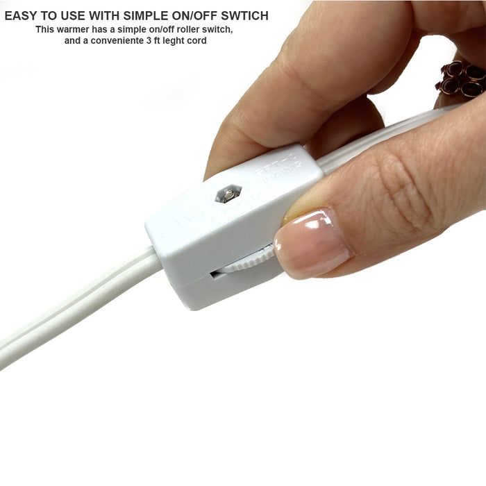 2in1 Candle Fragrance Warmer Wax Melts Scent Safe Flame Free Long Lasting Aroma