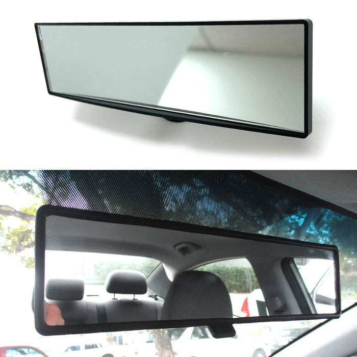 Wide Angle Rear View Mirror Universal Strap On Car Truck 266mm Flat Interior New