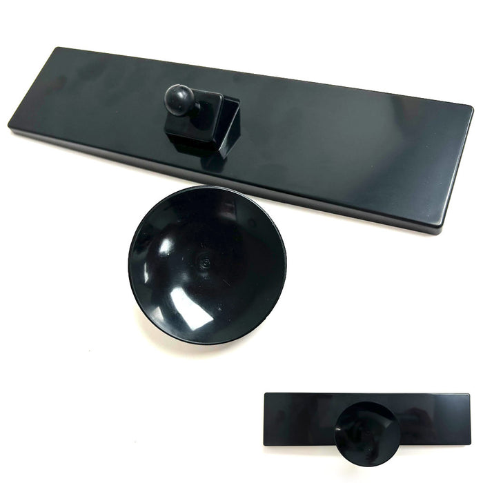 Wide Angle Rear View Mirror Universal Strap On Car Truck 266mm Flat Interior New