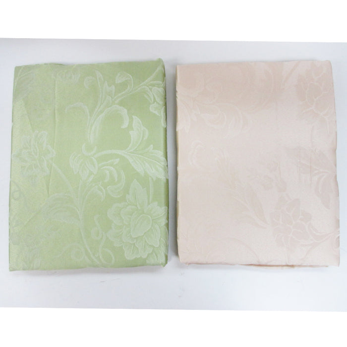 1 Damask Tablecloth 54" X 54" Square Floral Polyester Dining Room Variety Colors