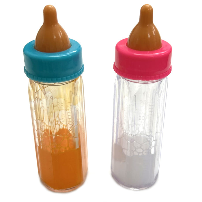8 Pc Baby Dolls Feeding Bottle Magic Set Disappearing Milk Pretend Play Toy