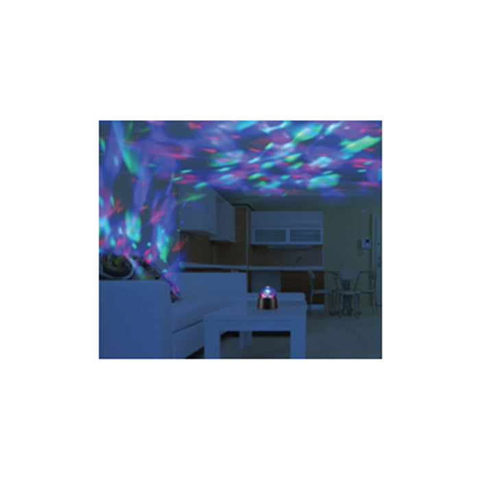 2 Portable Disco Lights LED Battery Stage Crystal Ball Strobe Disco Party Black