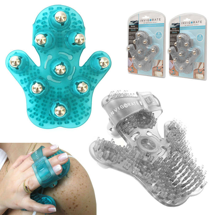 1 PC Color Hand Massager Body Care Roller Rolling Joint Glove Cellulite Massage Relax