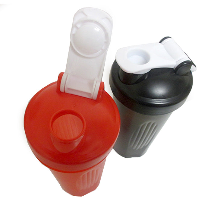 2 Pc Sports Bottles Water Drinking 20 Oz Plastic Canister Hiking Outdoor Wide
