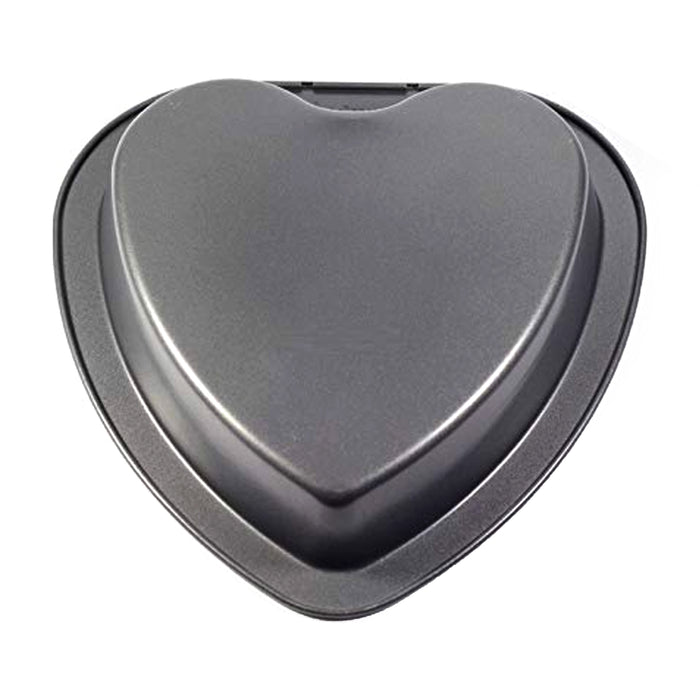 2 Valentine's Day Heart Shape Nonstick Tin Pastry Bread Cake Baking Pan Bakeware