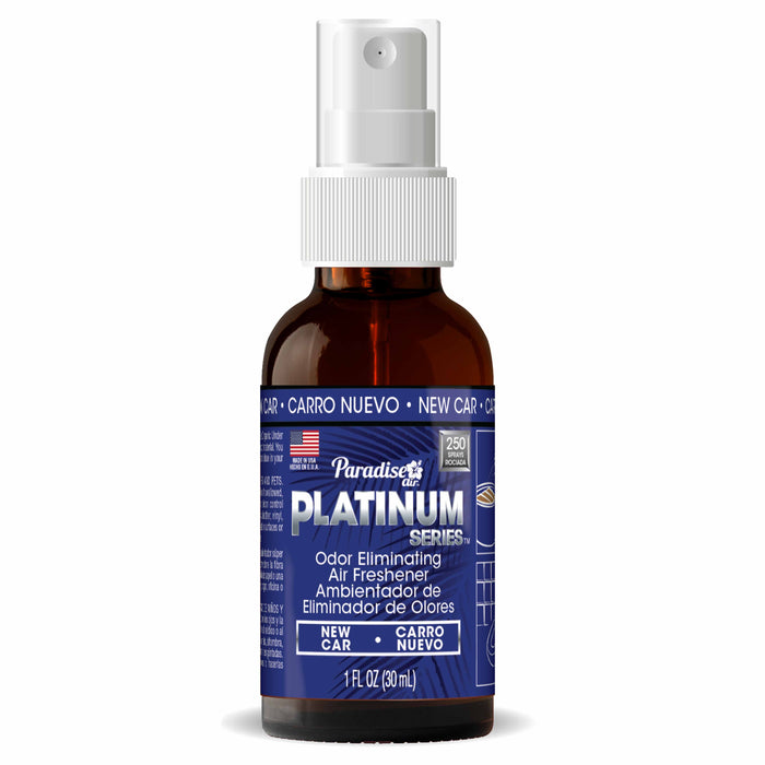 1 Paradise Platinum Air Freshener Spray Odor Eliminator Fragrance Scent New Car