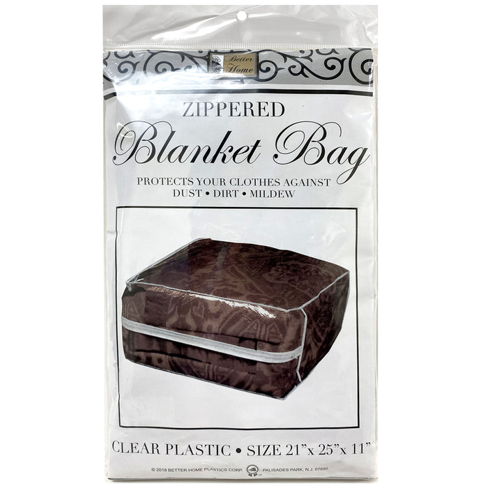 1 Clear Blanket Storage Bag Durable Shield Blankets Clothes Dust Dirt Moisture