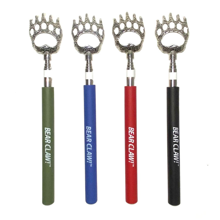 2 Pc Back Scratcher Bear Claw Telescopic Metal Extendable Back Massager Gift New
