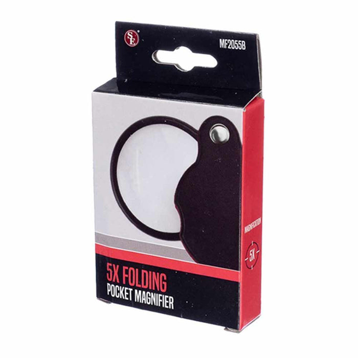 1 Pc 5X Mini Magnifying Glass Folding Pocket Magnifier Loupe 2" Magnification
