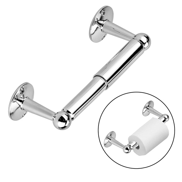 1 Pc Standard Toilet Paper Holder Tissue Bathroom Bath Accessory Plastic Chrome