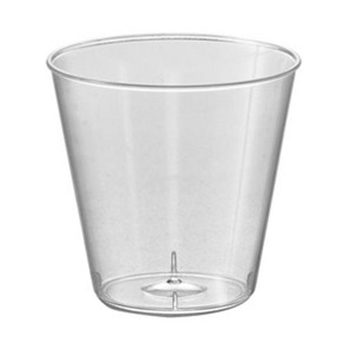 480pc Mini Cups 1oz Plastic Shot Glasses Jelly Drink Party Disposable Clear Bulk