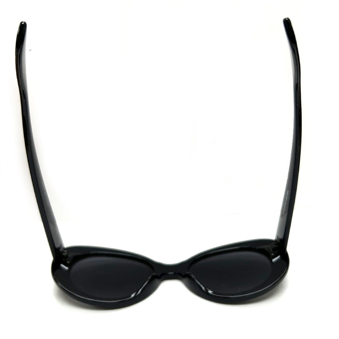 2 Oval Sunglasses White Black Clout Goggles Retro Glasses Vintage Kurt Cobain