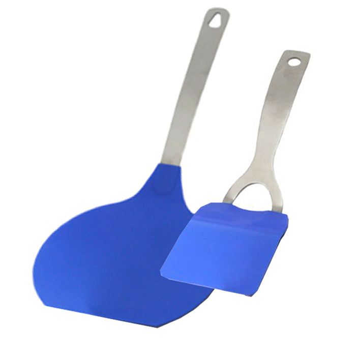 2 X Flexible Turner Heat Resistant Kitchen Serve Tools Non-Stick Utensil Spatula