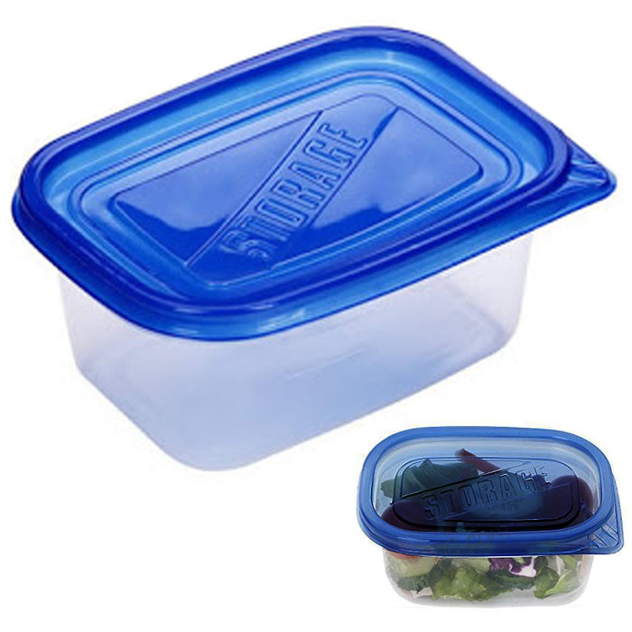 6 Pc Small Food Storage Container Meal Prep Freezer Microwave Reusable 9.5oz