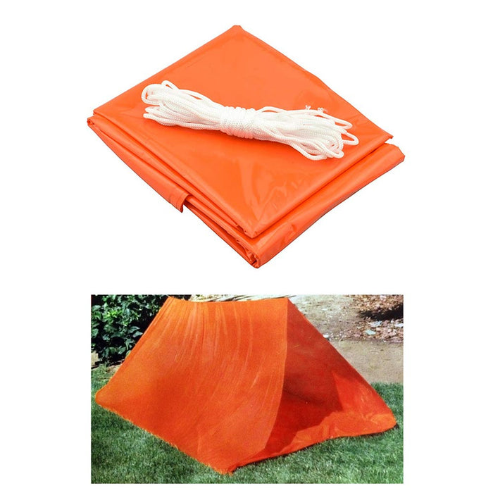 Emergency Tent Shelter 2 Person Compact Tube Survival Camping Sleeping Outdoor
