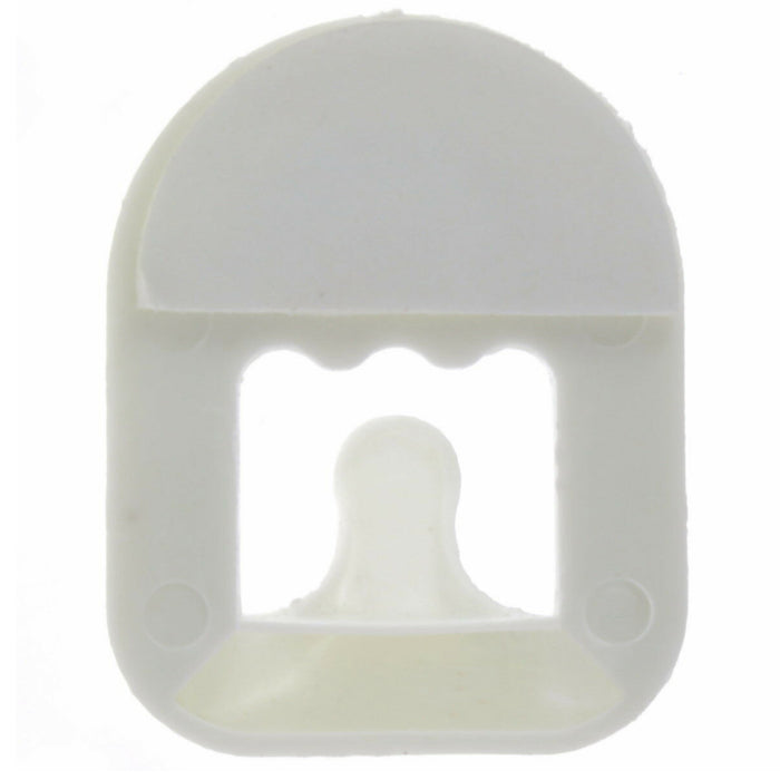 12 Pc Adhesive Hook Holder Plastic Hanger White Kitchen Bathroom Stick On Wall