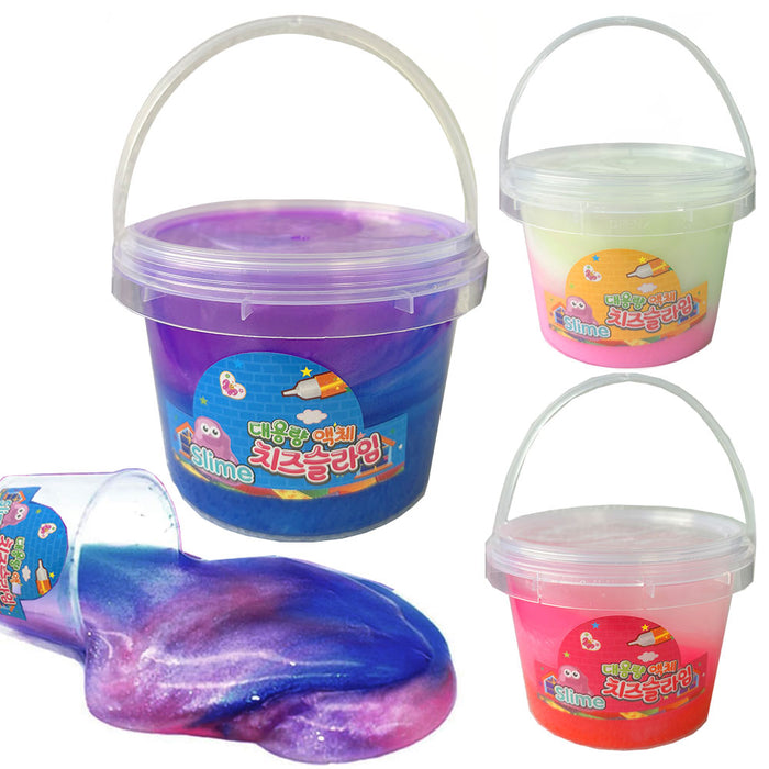 1 Glitter Crystal Slime Goo Putty 500gr Kid Squeeze Squishy NonToxic Party Favor