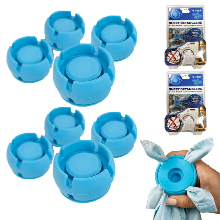 8pc Washer Dryer Sheet Detanglers Laundry Saver Blanket Reduce Tangles Reusable
