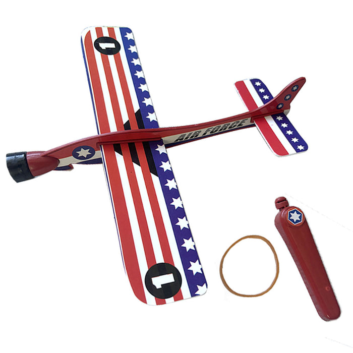 2 Pc Jet Fighter Catapult Sling Shot Finger Slingshot Copter Fun Flying Toy Gift