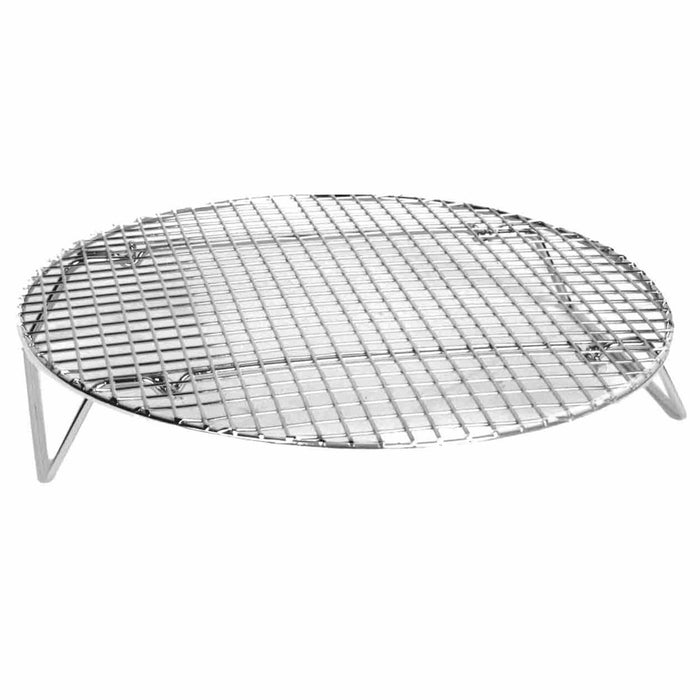 1 Stainless Steel Steamer Rack Steam Oven Tray Round Cooling Wire Trivet 10.5"