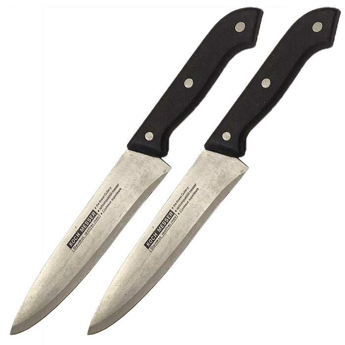 2 Pk Chef Knife 7" Sharp Blade Stainless Steel Home Cooking Kitchen Professional