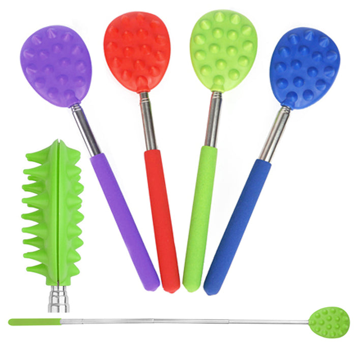 1 Extendable Cactus Back Scratcher Double Side Itch Relieve Back Neck Head Beard Body