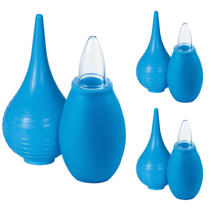 6 Pc Baby Nasal Aspirator Bulb Combo Sterile Ear Syringe Wax Remover Irrigation