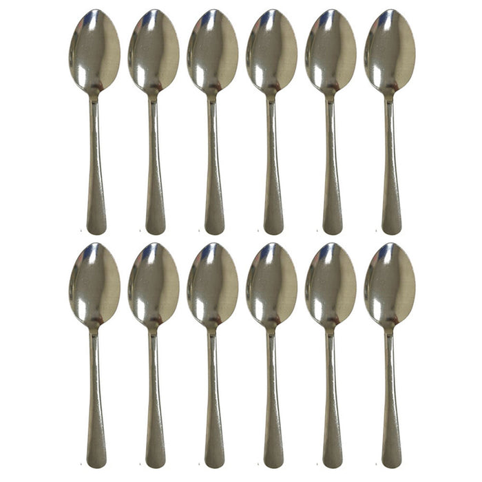 12 Pc Stainless Steel Tablespoons Banquet Dinner Buffet Serving Spoons Utensils