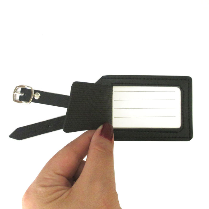 4 Pc Travel Luggage Tags Bag Suitcase Baggage Name Address ID Label Heavy Duty